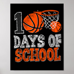 Poster École 100 Jours de Basket-ball Plus Intelligents 1