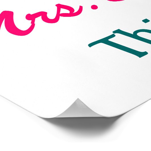 Poster École - Accueil de la classe de l'enseignant - SRF (Coin)