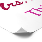 Poster École - Accueil de la classe de l'enseignant - SRF (Coin)