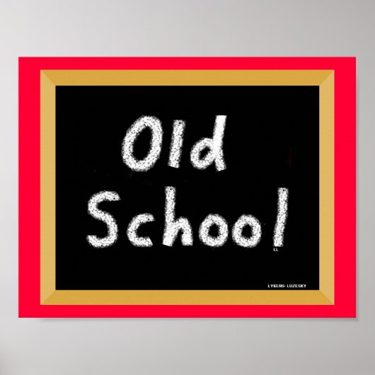 Poster École ancienne (Devant)