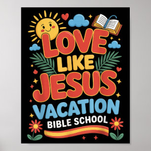 Poster École biblique de vacances Love Like Jesus Vbs 202