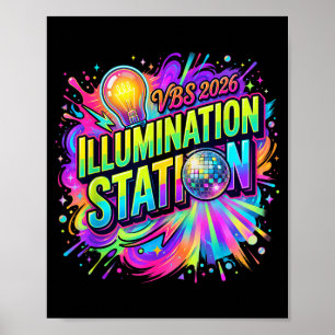 Poster École biblique de vacances Vbs Crew 2026 Illuminat