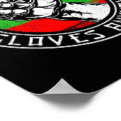 Poster École birmane de boxe Boxer Lethw (Coin)