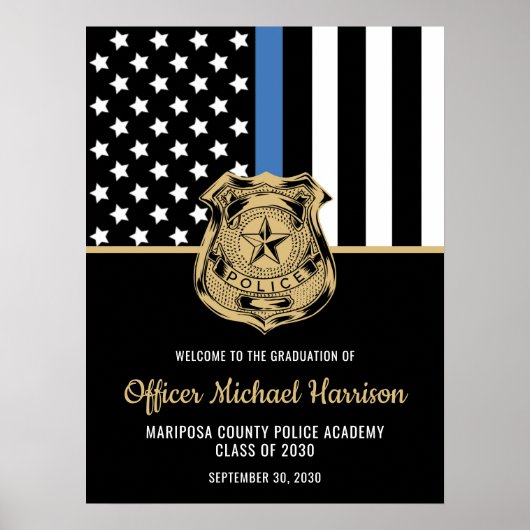 Poster École d'application de la loi du Parti d'obtention (Devant)