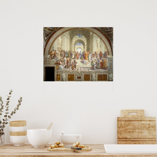 Poster École d'Athènes (Cuisine)