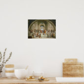Poster École d'Athènes, de Stanza della (Cuisine)