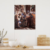 Poster École d'Athènes (détail - Euclide) (Cuisine)