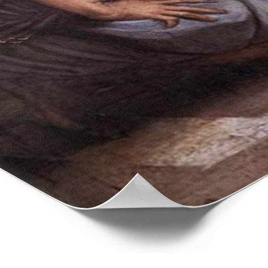 Poster École d'Athènes (Euclide) toile Imprimer (Coin)