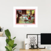 Poster École de ballet~ Edgar Degas (Bureau à domicile)