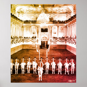 Poster École de cavalerie espagnole de Vienne en Autriche