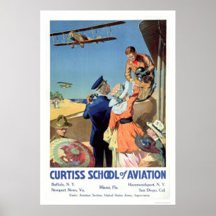 Poster École de Curtiss de l'aviation (US02053)