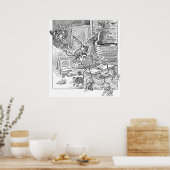 Poster École de souris (Cuisine)