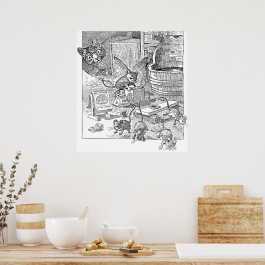 Poster École de souris (Cuisine)