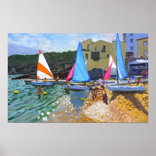 Poster école de voile calella de palafrugall costa (Devant)