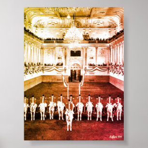 Poster École d'équitation espagnole de Vienne en Autriche