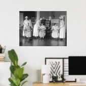 Poster École des infirmières, début des années 1900 (Bureau à domicile)