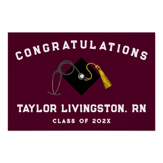 Poster École d'infirmières diplômées (Devant)