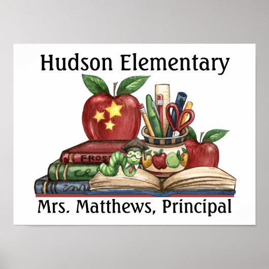 Poster École - Enseignant / Principal (Devant)