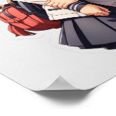 Poster École japonaise d'Anime (Coin)