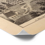 Poster École Shattuck, Faribault Willis Hall, Minnesota (Coin)