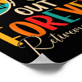 Poster Écoles à la retraite permanente 2025 Enseignants à (Coin)