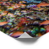 Poster Écoles de poissons nagent dans les récifs (Coin)