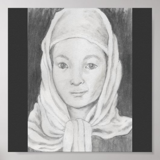 Poster écolière afghane (Devant)