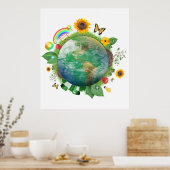 Poster Écologie : recycler - (Cuisine)