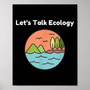Poster Écologiste amusant Écologie Protection De l'enviro