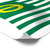 Poster Ecology Movement Flag Print (Hoek)