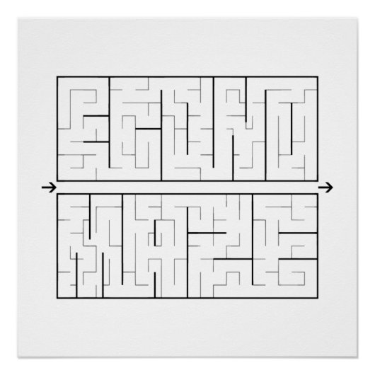 Poster Econo-Maze - (Devant)