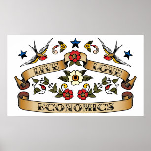 Poster Économie vivante d'amour