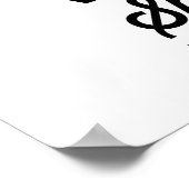 Poster Économisez de l'eau (Coin)