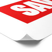 Poster Économisez les graisses de déchets (Coin)