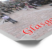 Poster Écosse - Glasgow - Buchanan Street - (Coin)