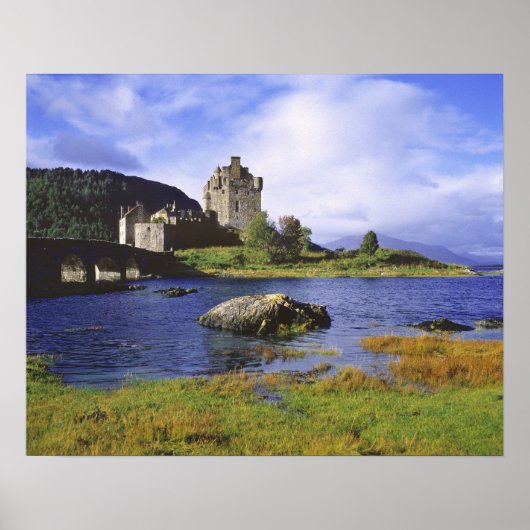 Poster Écosse, Highland, Wester Ross, Eilean Donan 2 (Devant)