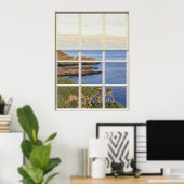 Poster Ecosse Island Vue depuis la fenêtre (Bureau à domicile)