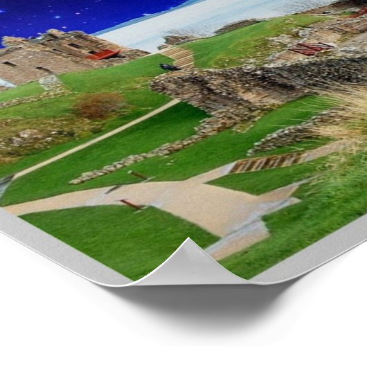 Poster Écosse - Loch Ness - (Coin)