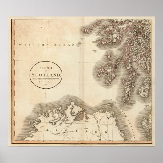 Poster Écosse Ouest (Devant)