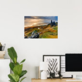 Poster Écosse Pittoresque Rolling Hills paysage (Bureau à domicile)