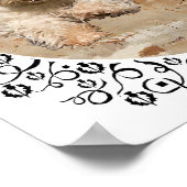 Poster Ecosse roulette et noire en course (Coin)