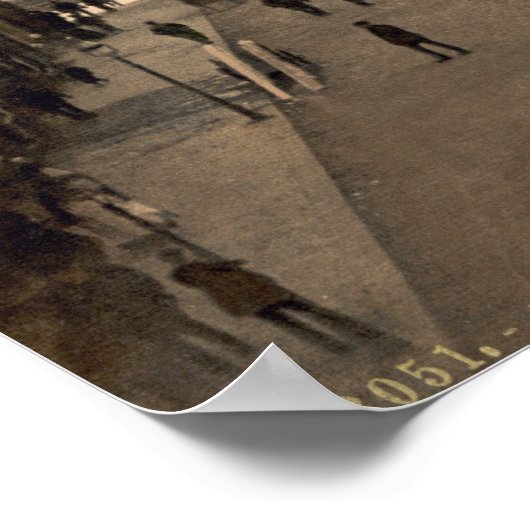 Poster Écosse vintage, Aberdeen Castlegate c1905 (Coin)