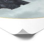 Poster Ecosse Westie hiver (Coin)