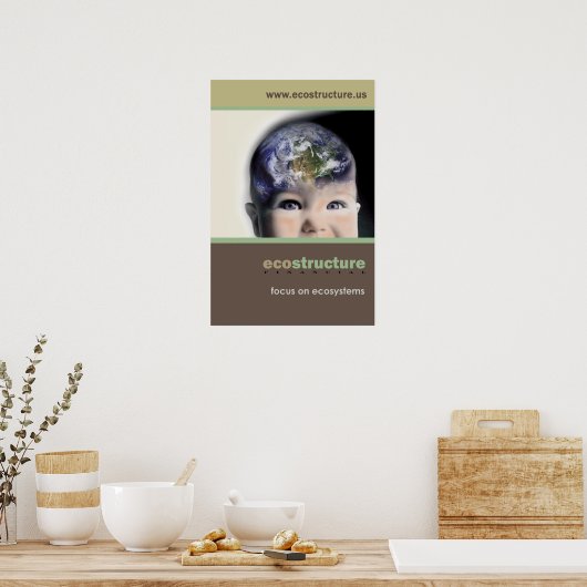 Poster Ecostructuur 24x36 (Keuken)