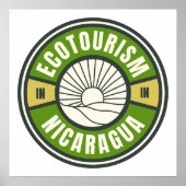 Poster Écotourisme au Nicaragua Voyage lent (Devant)