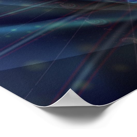 Poster Écoulement d'eau (Coin)