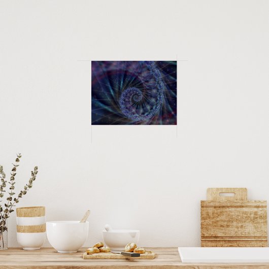 Poster Écoulement d'eau (Cuisine)