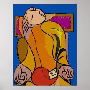 Poster Écoute Abstraite