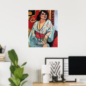 Poster Écoute Abstraite (Bureau à domicile)