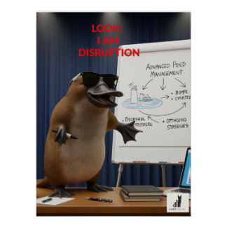 Poster Écoute, Je Suis Perturbateur